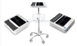 Aparat EKG 12 kanałowy. Elektrokardiograf 12 odprowadzeń EKG z drukarką, analizą i ekranem dotykowym. SE1200 Sinohero.