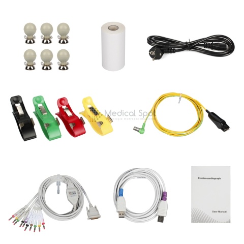 Aparat EKG-3 kanałowy elektrokardiograf 12 odprowadzeń SINOHERO SE508