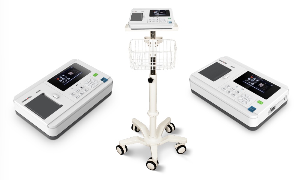 Aparat EKG 3 kanałowy – jaki wybrać? Opinie i test SINOHERO SE508